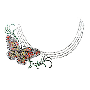S100702  - Butterfly Scoop Neckline