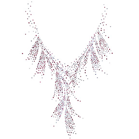 S100945-PINK  -  LONG SPRAY NECKLINE PINK(6-35)