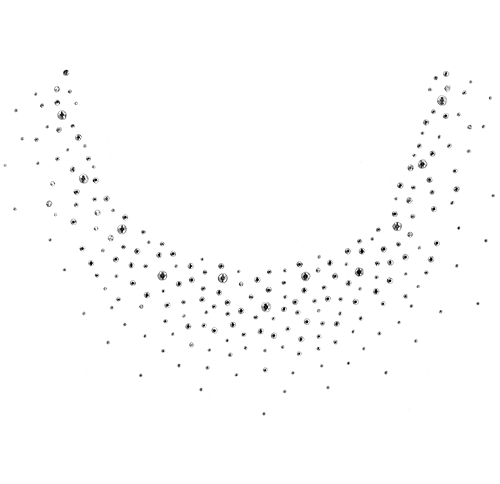 S101341 Crystal Scoop Neckline