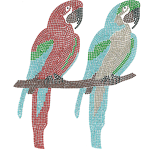 S101691 - Red & Blue Parrots