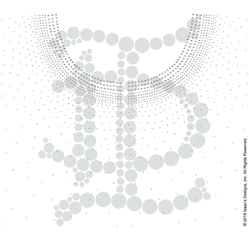 S101735-CLR<br>All Clear Scattered Stones Jacket Decor