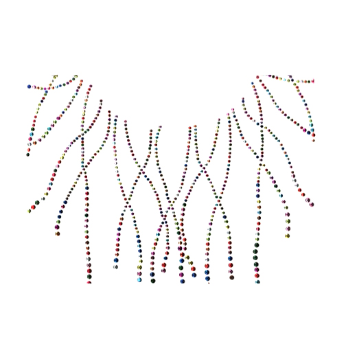 S1401-MIX<br>Mix Color String Scoop Neckline