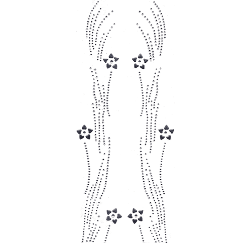S1425CLR - Long Flower Pair (07/24)