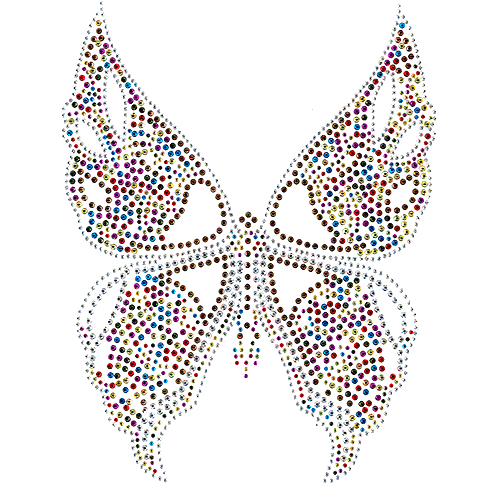 S1503L - Multicolor Butterfly (Large)