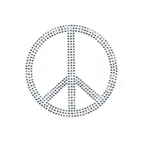 S1656MA - MEDUIM PEACE SYMBOL CLEAR
