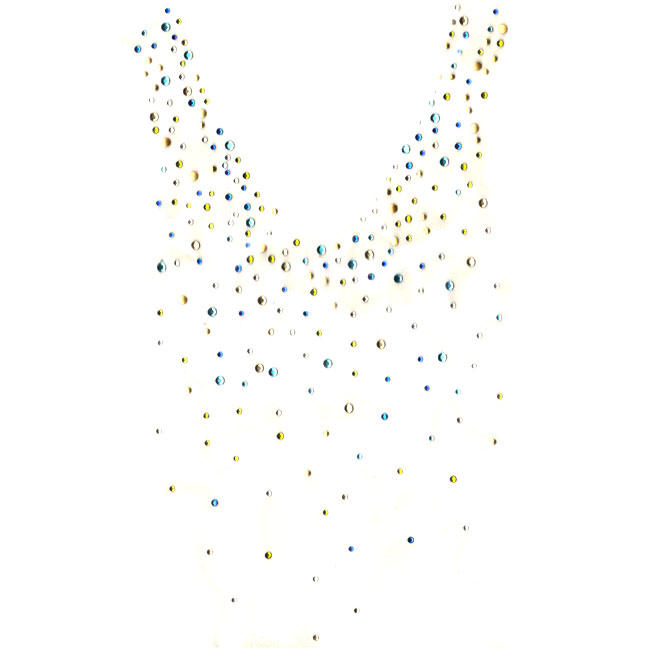 S2118DVNEC-- SCATTERED TANK TOP V NECKLINE, NECKLINES(4-3)