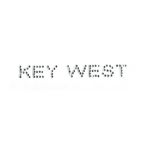 S2579-KW- SMALL KEY WEST, CRYSTAL (NAME DROPS)