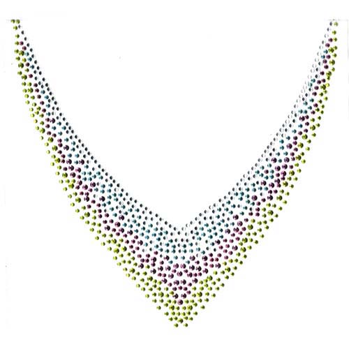 S2666<br>Pastel Color Palette V-Neckline