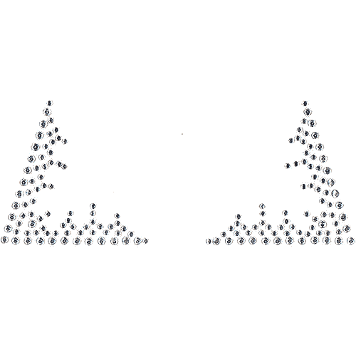 S2716L-CLR<br>Left & Right Clear Collar Decor