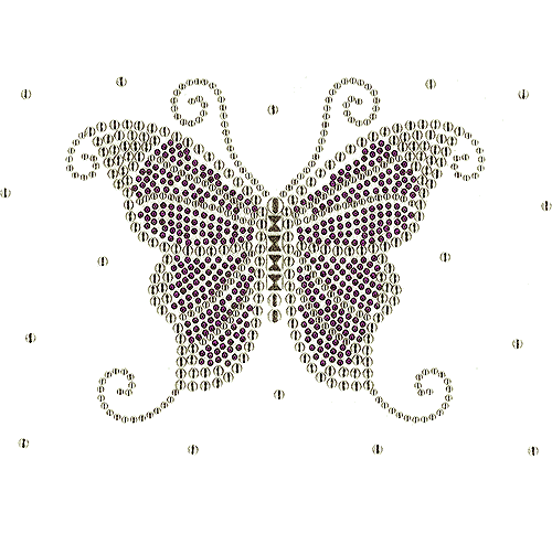 S2887PUR - Purple Butterfly