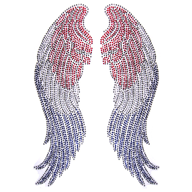 S3111USA-ANGEL WINGS USA, PATRIOTIC