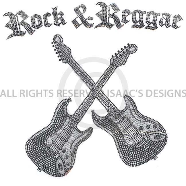 S3572- ROCK & REGGAE FULL BACK, DESIGNER LOOKS, GUITAR