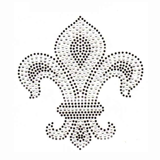 S4114BL-FLEUR DE LIS BLACK,SYMBOL,SYMBOLS