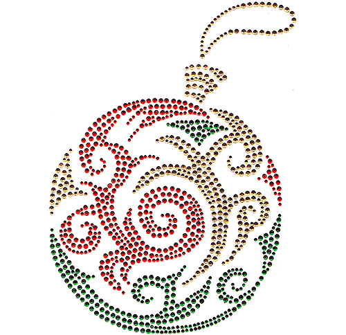 S4608LA-RED<br>Large Christmas Ornament