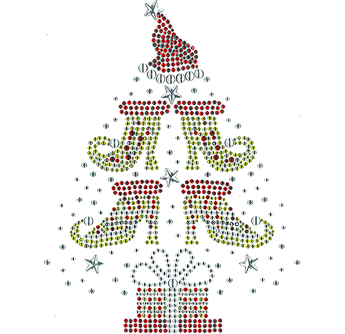 S4661SM-RED<br>Elf Shoes Christmas Tree (Small)