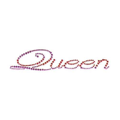 S4765RH-QUEEN PURPLE & RED STUD, PHRASES, RED HAT(8-5)