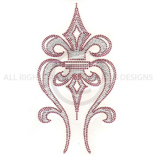 S4999PINK - FLEUR DE LIS PINK, DESIGNER LOOKS, SYMBOLS