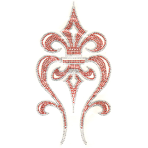 S4999-RED - FLEUR DE LIS RED, DESIGNER LOOKS, SYMBOLS