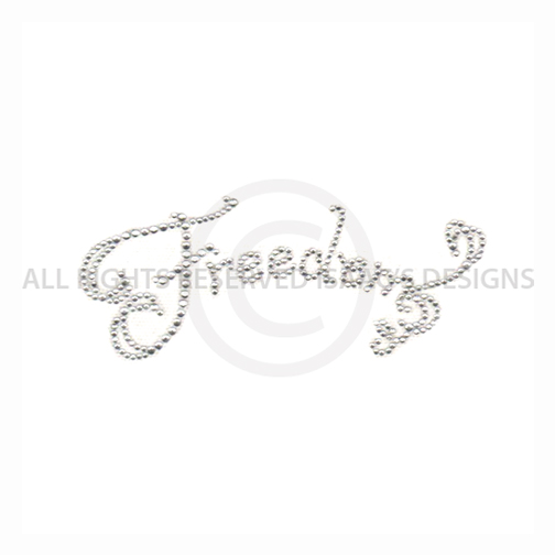 S5258S- FREEDOM SMALL, PHRASE, PHRASES, WORD, WORDS