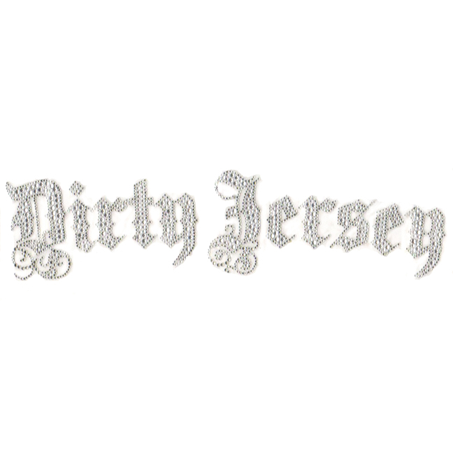 S5974- DIRTY JERSEY/ MAN, PHRASE, PHRASES, WORD, WORDS