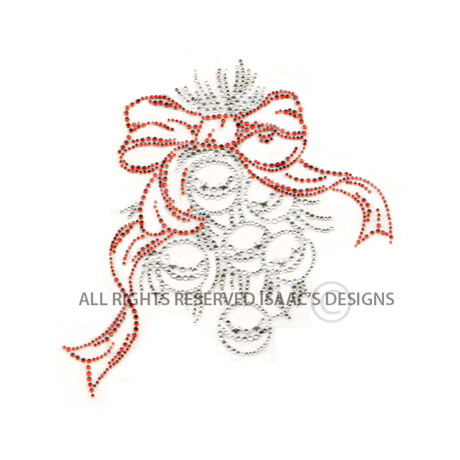 S6338RED-CHRISTMAS ORNAMENTS, HOLIDAYS, BELLS