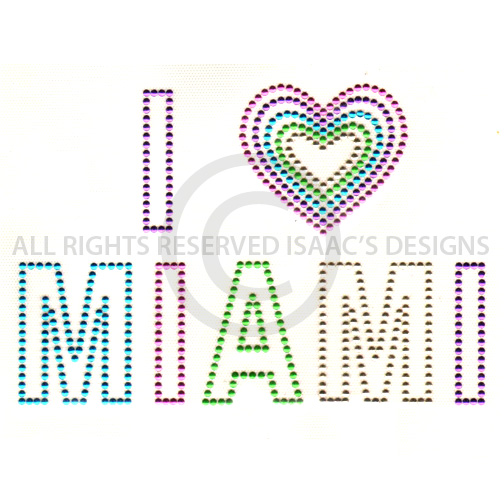 S6510- I LOVE MIAMI, PHRASES