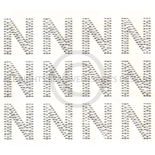 S6514-N   BLOCK ALPHABET LETTER N, LETTERS