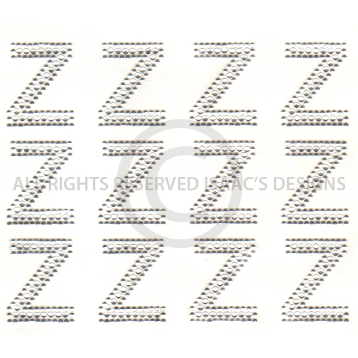 S6514-Z   BLOCK ALPHABET LETTER Z, LETTERS