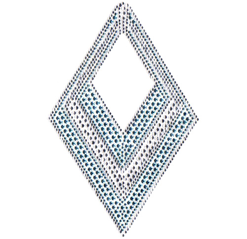 S6583-AQUA - Aqua Accent Diamond