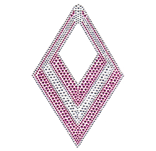 S6583-PINK - Pink Accent Diamond