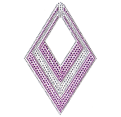 S6583-PUR - Purple Accent Diamond