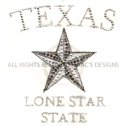 S8459-TEXAS LONE STAR STATE W/STAR, DESTINATIONS