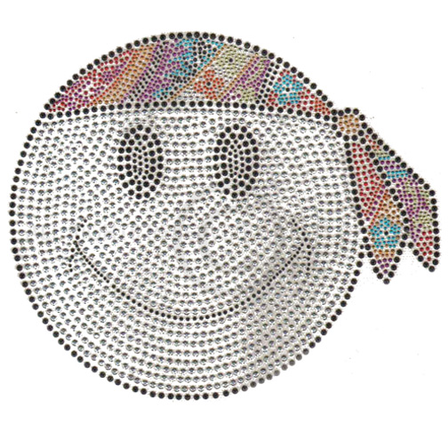 S8603S-SMILEY FACE WITH BANDANA
