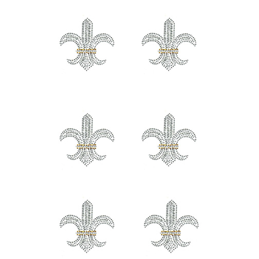 S9003-SMALL FLER DE LIS, SOLD BY SHEET 6PCS