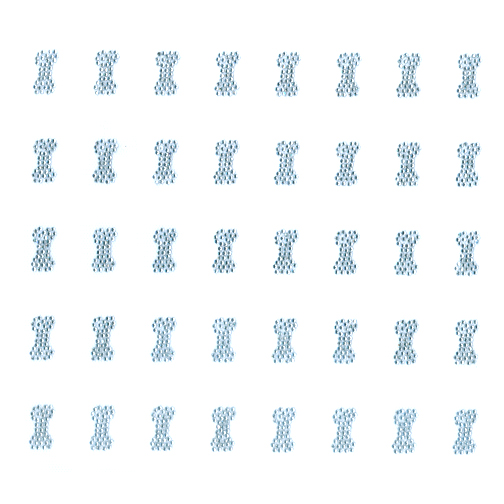 S9063 - DOG BONE CLEAR, ANIMALS, DOGS, SOLD BY SHEET 30PCS