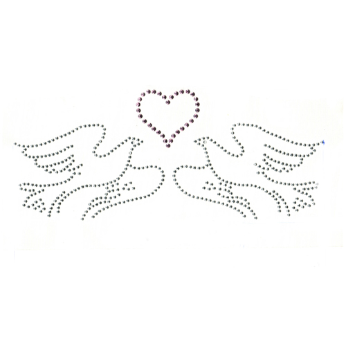 S1336- TWO DOVES WITH A HEART