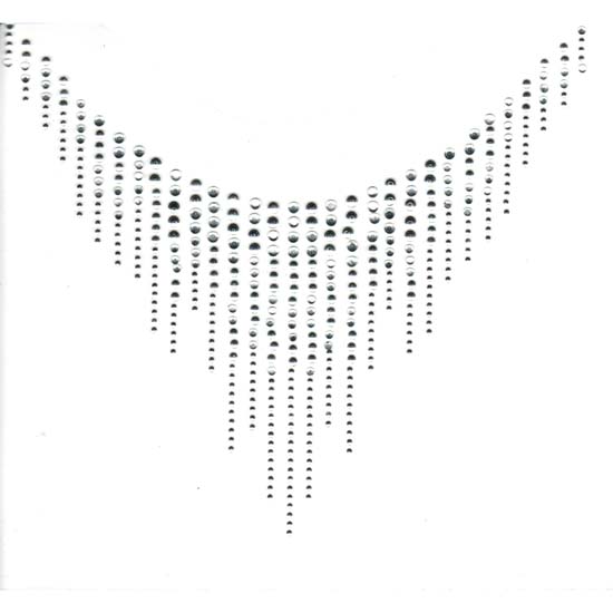 S1434SIL- silver drop neckline (1-5)